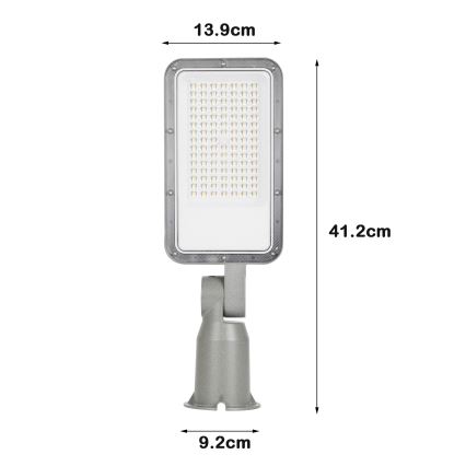 Brilagi - LED spoljašnja ulična lampa sa zglobom URBANLIGHT LED/50W/230V siva IP65