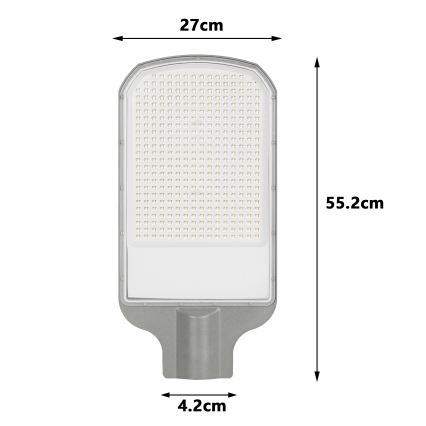 Brilagi - LED spoljna ulična lampa URBANLIGHT LED/200W/230V siva IP65