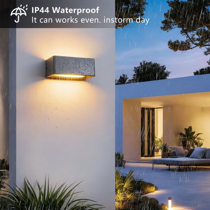 Brilagi - LED spoljna zidna lampa DONNANI LED/7W/230V 20 cm antracit IP44