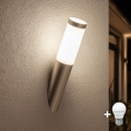 BRILAGI - LED spoljna zidna lampa ELIA 1xE27/7W/230V 4000K IP44 matni hrom