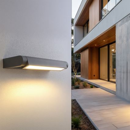 Brilagi - LED spoljašnje zidno svetlo SALERNO LED/12W/230V 35,5 cm antracitno IP65