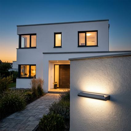 Brilagi - LED spoljašnje zidno svetlo SALERNO LED/12W/230V 35,5 cm antracitno IP65