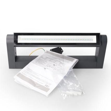 Brilagi - LED spoljašnje zidno svetlo SALERNO LED/12W/230V 35,5 cm antracitno IP65