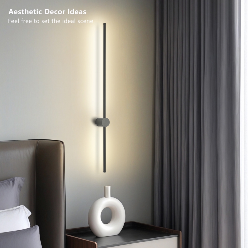 Brilagi - LED spoljašnja zidna svetiljka AURA LED/20W/230V 4000K IP54 97 cm antracit CRI 90