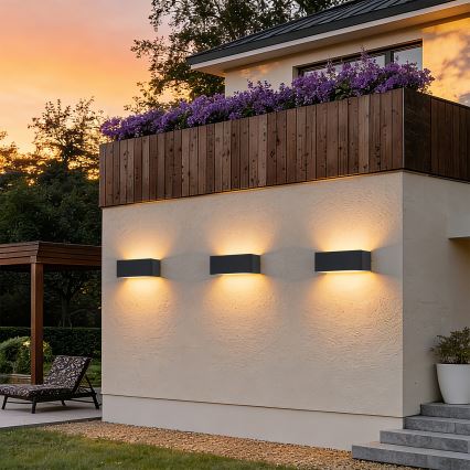 Brilagi - LED spoljna zidna svetiljka DONNANI LED/7W/230V crna IP44