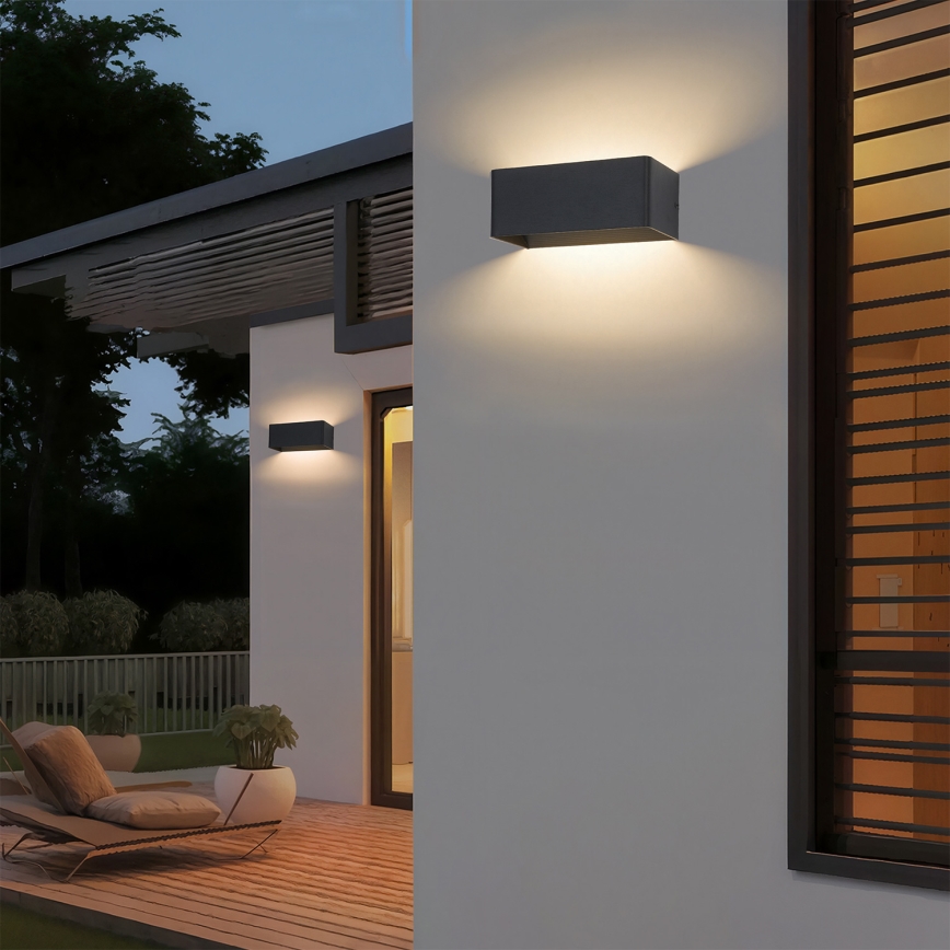 Brilagi - LED spoljna zidna svetiljka DONNANI LED/7W/230V crna IP44