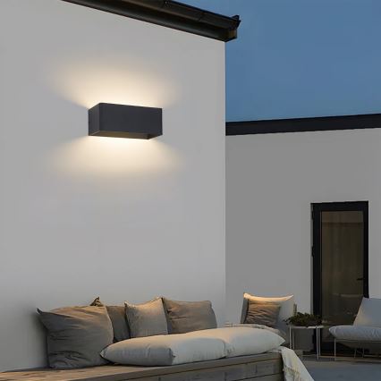 Brilagi - LED spoljna zidna svetiljka DONNANI LED/7W/230V crna IP44