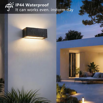 Brilagi - LED spoljna zidna svetiljka DONNANI LED/7W/230V crna IP44