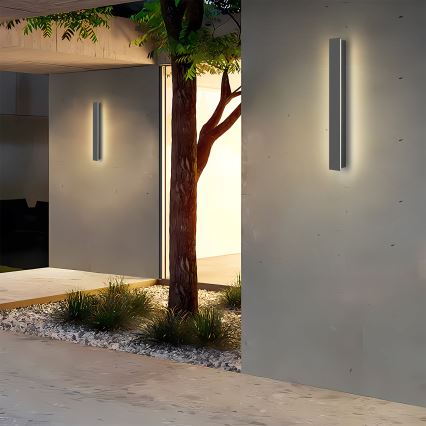 Brilagi - Spoljašnje zidno LED svetlo LINEAR/12W/230V 3000K IP65 50 cm antracit CRI 90