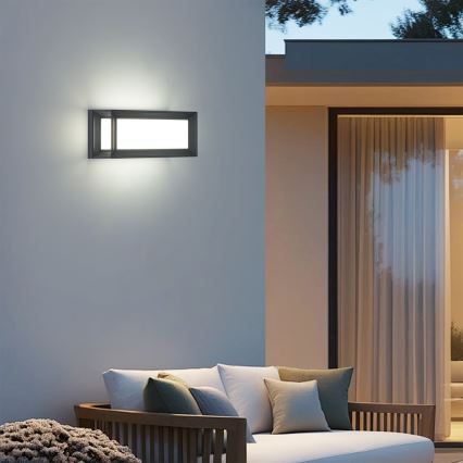 Brilagi - LED spoljašnje zidno svetlo PARKER LED/12W/230V 3000/4500/6000K, antracit, IP44
