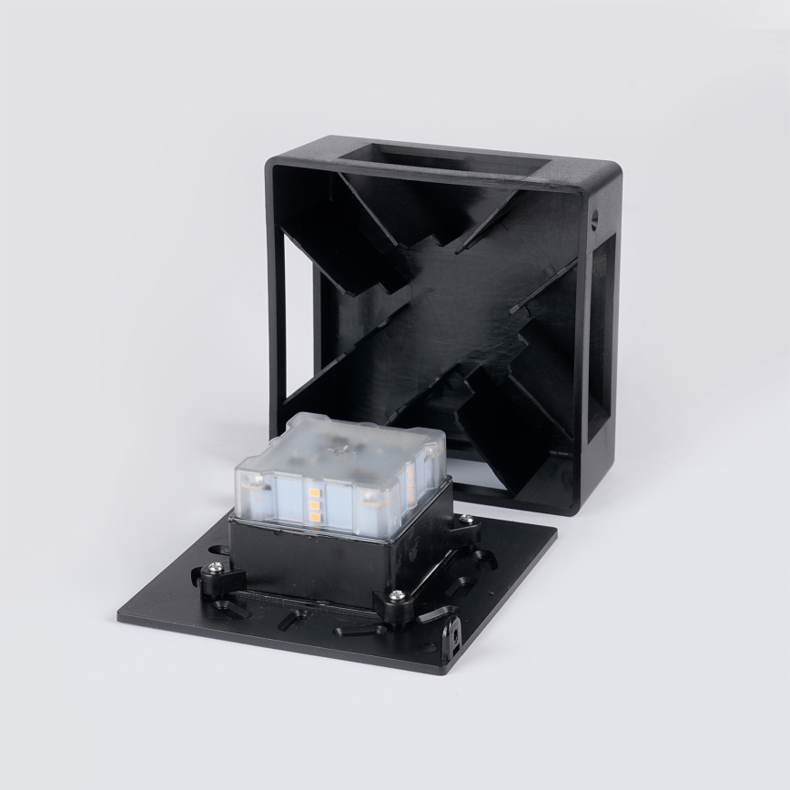 Brilagi - LED spoljna zidna svetiljka QUADRAY LED/6W/230V crna IP54