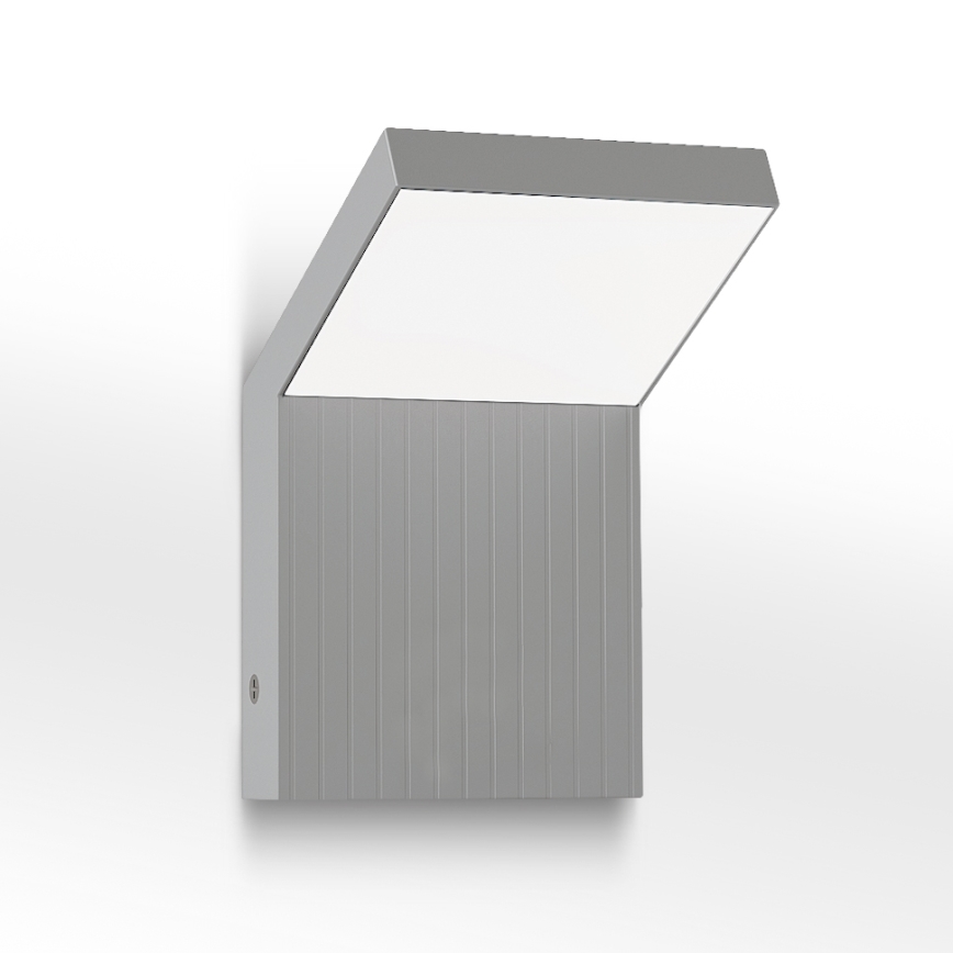 BRILAGI - LED spoljna zidna svetiljka RIANO LED/8W/230V srebrna IP65