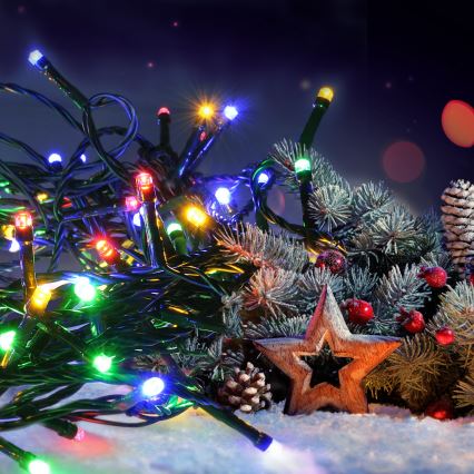 Brilagi - LED spoljni dekorativni niz 300 LED / 8 funkcija 35 m IP44 višebojno