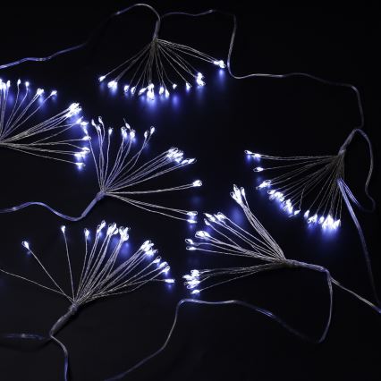 Brilagi - LED spoljni lanac 150xLED 5m IP44 hladna bela vatromet