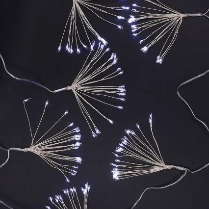 Brilagi - LED spoljni lanac 150xLED 5m IP44 hladna bela vatromet