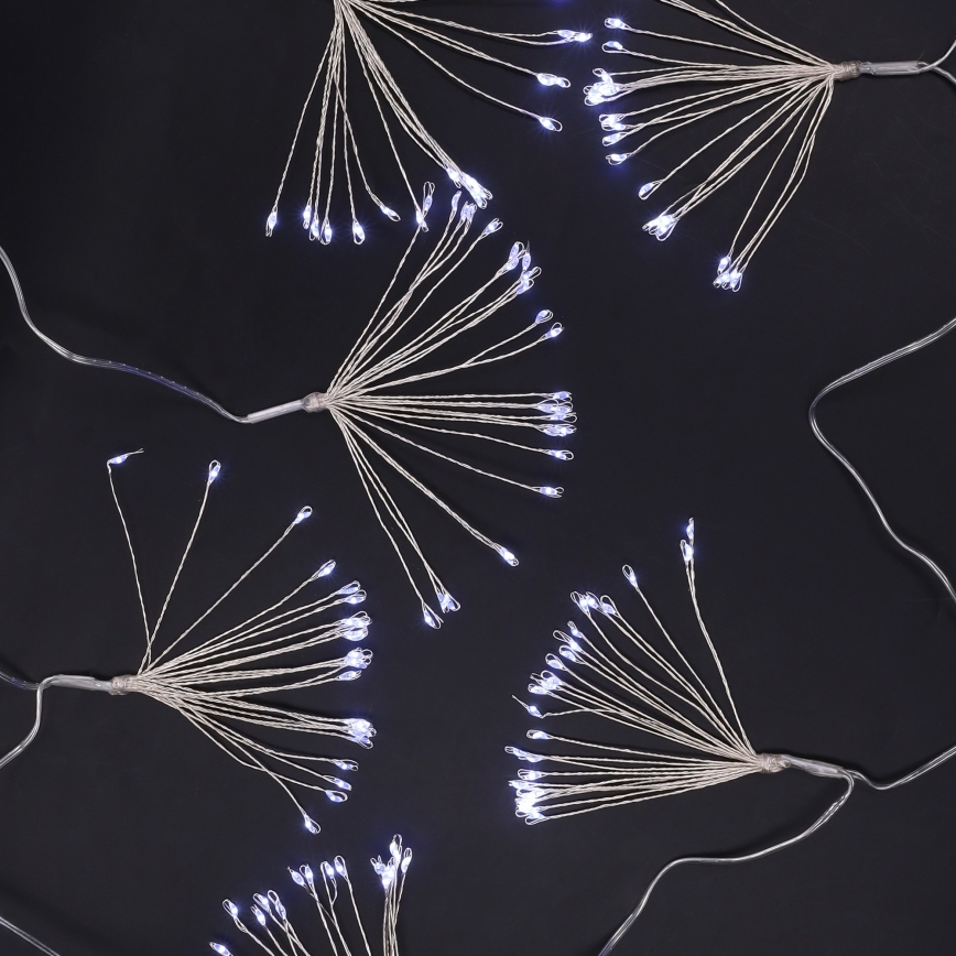 Brilagi - LED spoljni lanac 150xLED 5m IP44 hladna bela vatromet