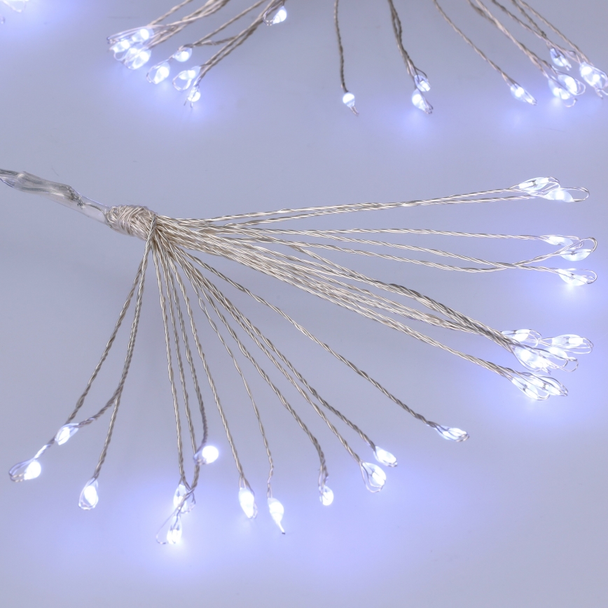 Brilagi - LED spoljni lanac 150xLED 5m IP44 hladna bela vatromet