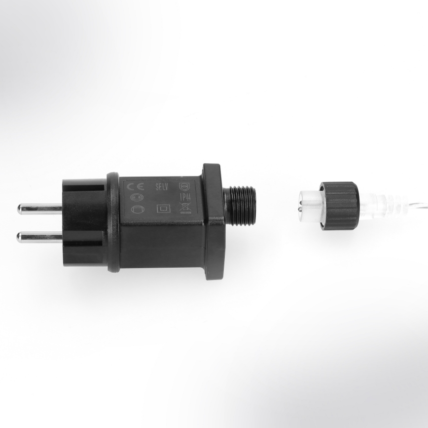 Brilagi - LED spoljni lanac 150xLED 5m IP44 hladna bela vatromet