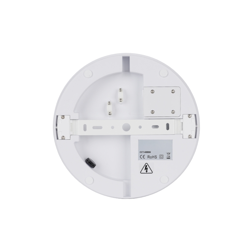 Brilagi - LED spoljašnje plafonsko svetlo sa senzorom BENE LED/18W/230V Ø 21,5 cm belo IP54