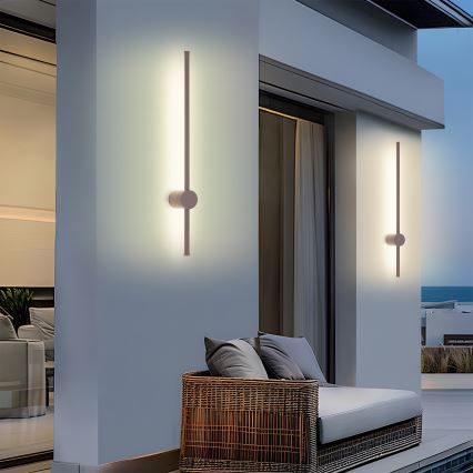 Brilagi - LED spoljašnje zidno svetlo AURA LED/12W/230V 3000K IP54 65 cm braon CRI 90