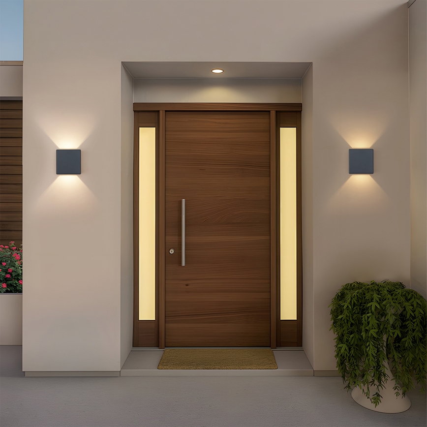 Brilagi - LED spoljno zidno svetlo DOUBLERAY LED/6W/230V antracit IP54