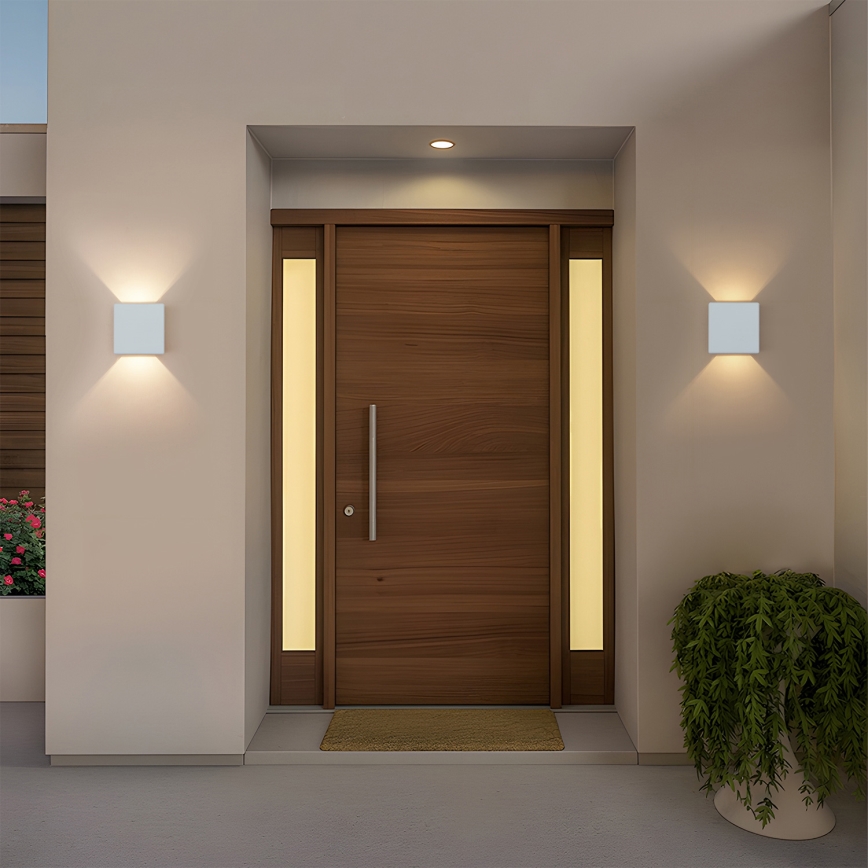 Brilagi - LED spoljno zidno svetlo DOUBLERAY LED/6W/230V belo IP54