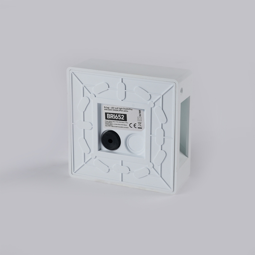 Brilagi - LED spoljno zidno svetlo DOUBLERAY LED/6W/230V belo IP54