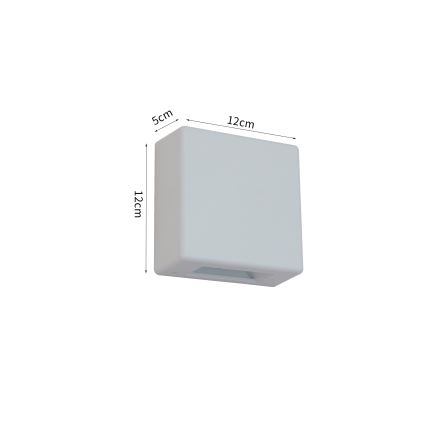 Brilagi - LED spoljno zidno svetlo DOUBLERAY LED/6W/230V belo IP54