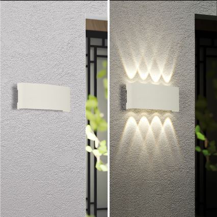 Brilagi - LED spoljno zidno svetlo FLAREBOX LED/8W/230V bela IP65