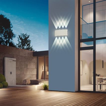 Brilagi - LED spoljno zidno svetlo FLAREBOX LED/8W/230V bela IP65
