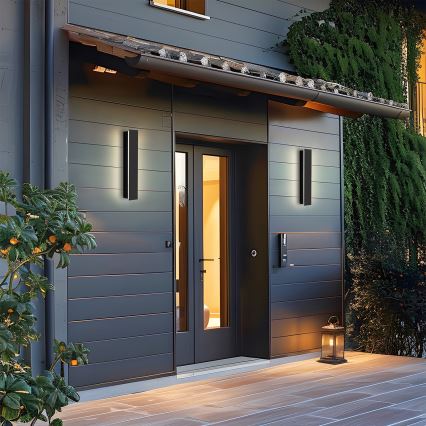 Brilagi - LED spoljašnja zidna svetiljka LINEAR LED/8W/230V 3000K IP65 30 cm crna CRI 90