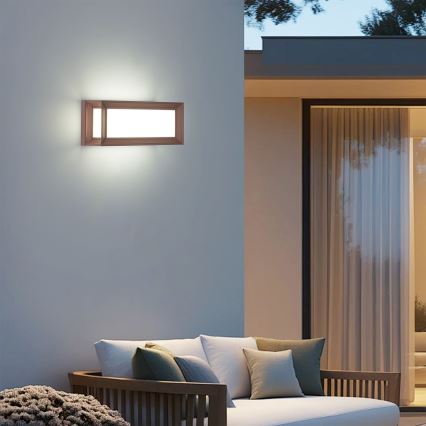 Brilagi - LED Spoljno zidno svetlo PARKER LED/12W/230V braon IP44