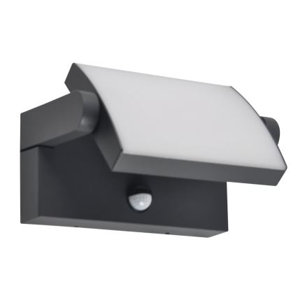 Brilagi - LED spoljašnja zidna svetiljka sa senzorom ANKLE LED/18W/230V 3000K IP65 antracit