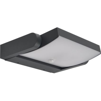 Brilagi - LED spoljašnje zidno svetlo sa senzorom ANKLE LED/18W/230V 3000K IP65 antracit