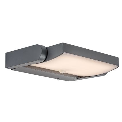 Brilagi - LED spoljašnje zidno svetlo sa senzorom ANKLE LED/18W/230V 3000K IP65 antracit