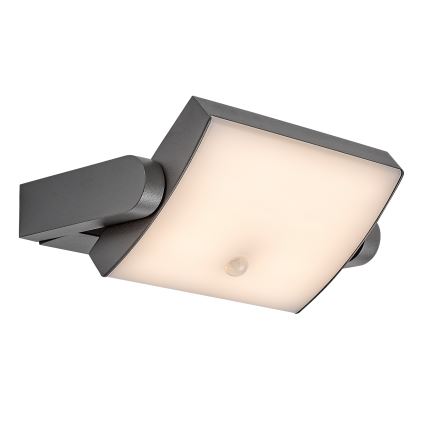 Brilagi - LED spoljašnje zidno svetlo sa senzorom ANKLE LED/18W/230V 3000K IP65 antracit