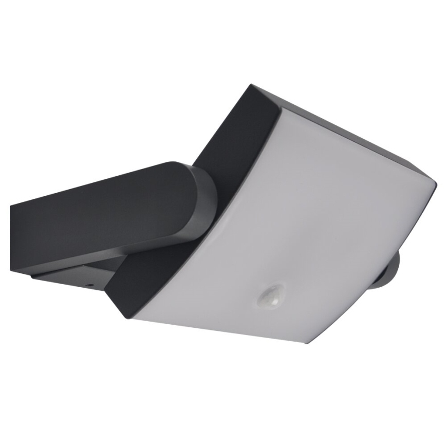 Brilagi - LED spoljašnje zidno svetlo sa senzorom ANKLE LED/18W/230V 3000K IP65 antracit