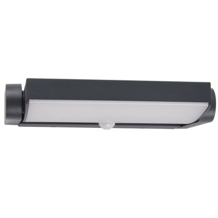 Brilagi - LED spoljašnje zidno svetlo sa senzorom ANKLE LED/18W/230V 3000K IP65 antracit