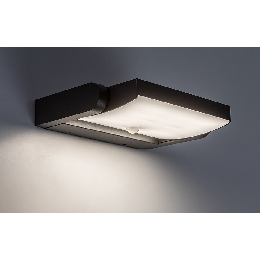 Brilagi - LED spoljno zidno svetlo sa senzorom ANKLE LED/18W/230V 4000K IP65 antracit