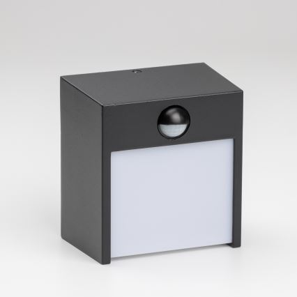 Brilagi - LED spoljašnje zidno svetlo sa senzorom TERNI LED/12W/230V crna IP44