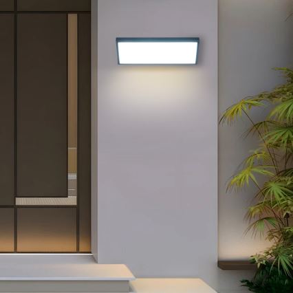 Brilagi - LED spoljašnje zidno svetlo sa senzorom TRIANGLE LED/42W/230V antracit IP65