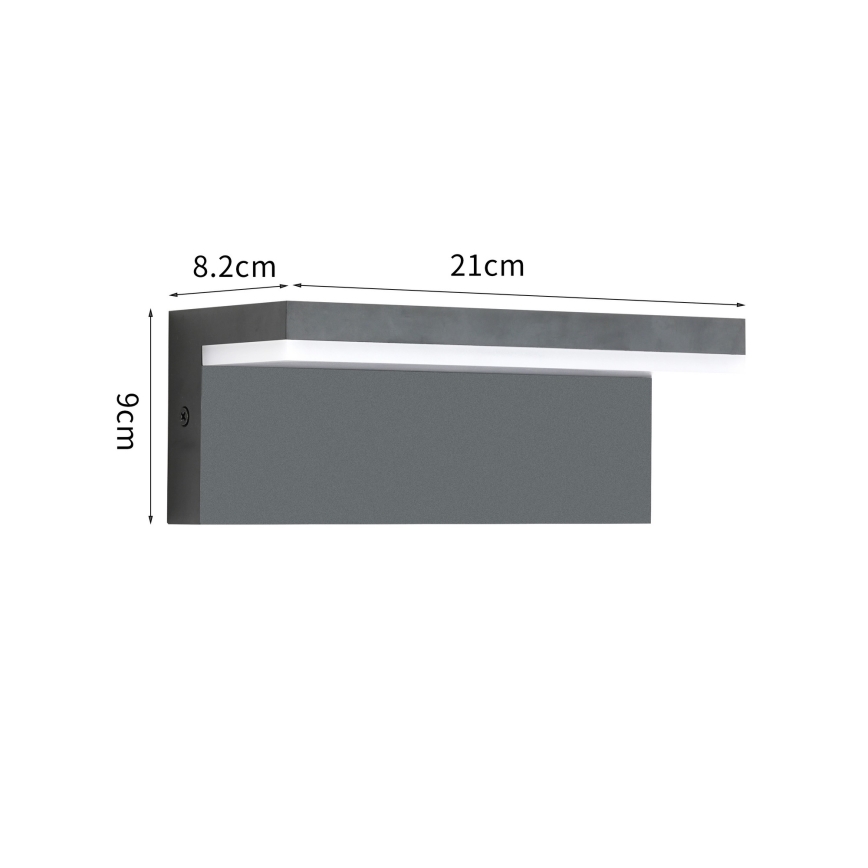 Brilagi - LED spoljno zidno svetlo TESSI LED/10W/230V antracit IP54