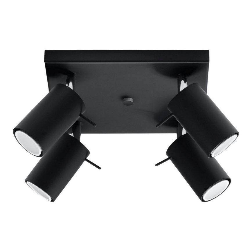 Brilagi - LED spot svetiljka ASMUS 4xGU10/7W/230V crna