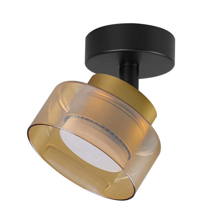 Brilagi - LED Spot svetiljka AURA LUX 1xGX53/30W/230V prečnik 13 cm crna/zlatna