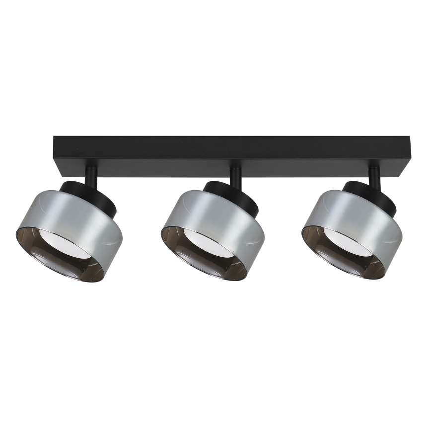 Brilagi - LED Spot svetiljka AURA LUX 3xGX53/30W/230V crna/zadimljena