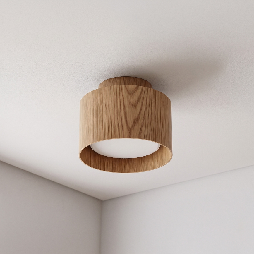 BRILAGI - LED spot svetlo BACKLIT 1xGX53/15W/230V + LED/3W prečnik 10 cm u dekoru hrasta