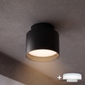 BRILAGI - LED spot svetiljka BACKLIT 1xGX53/15W/230V + LED/3W prečnik 8 cm crna