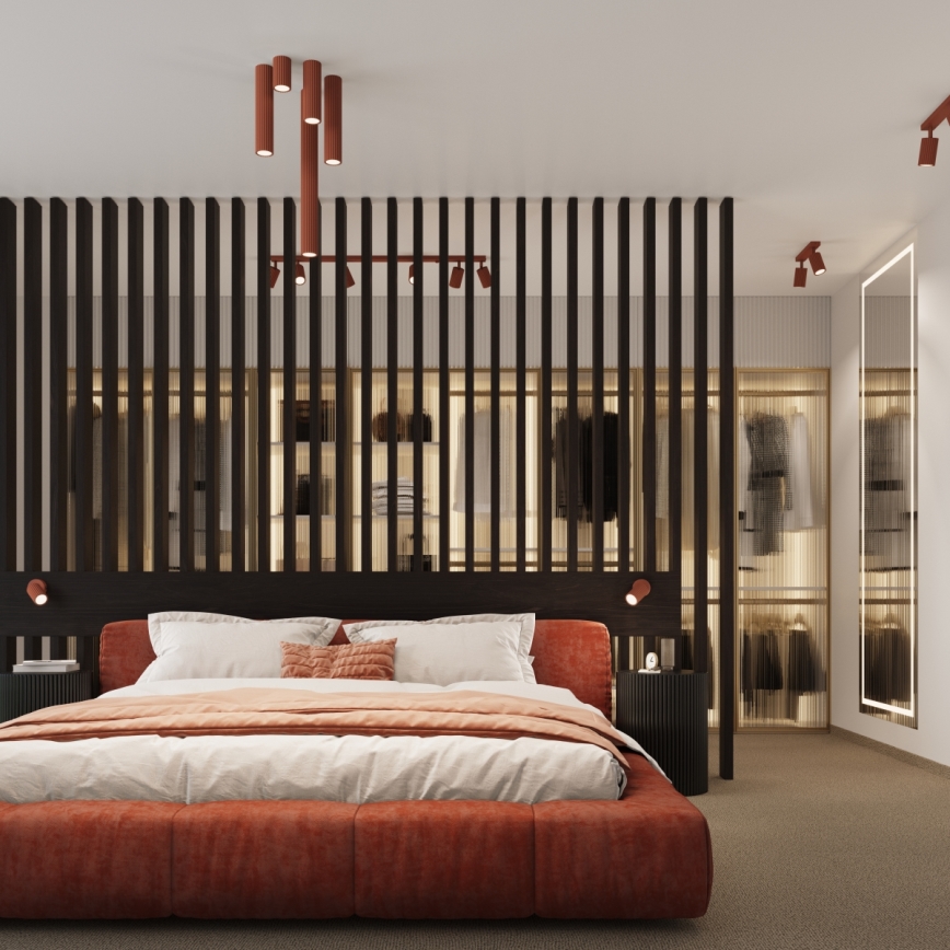 Brilagi - LED spot svetiljka CRESTO 1xGU10/10W/230V 10 cm crvena