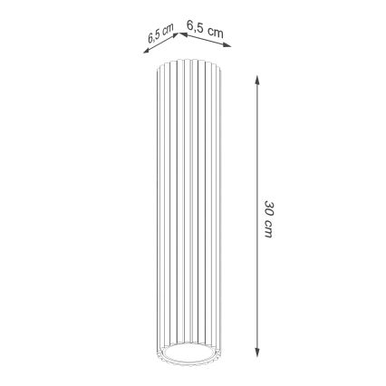 Brilagi - LED spot svetiljka CRESTO 1xGU10/10W/230V 30 cm crna