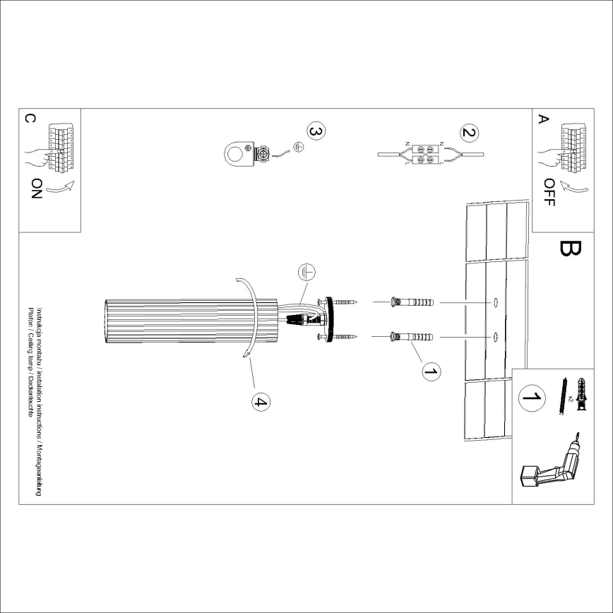Brilagi - LED spot svetiljka CRESTO 1xGU10/10W/230V 30 cm crvena